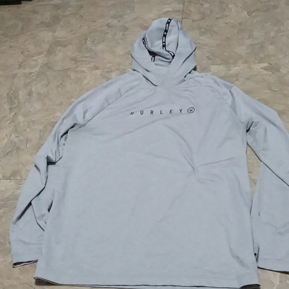 Hurley Light Gray Men's Hoodie - Picture 3 of 8